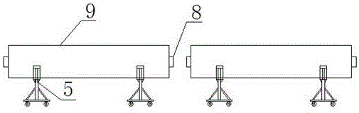 Method for installing enclosed busbar and auxiliary adjusting tool