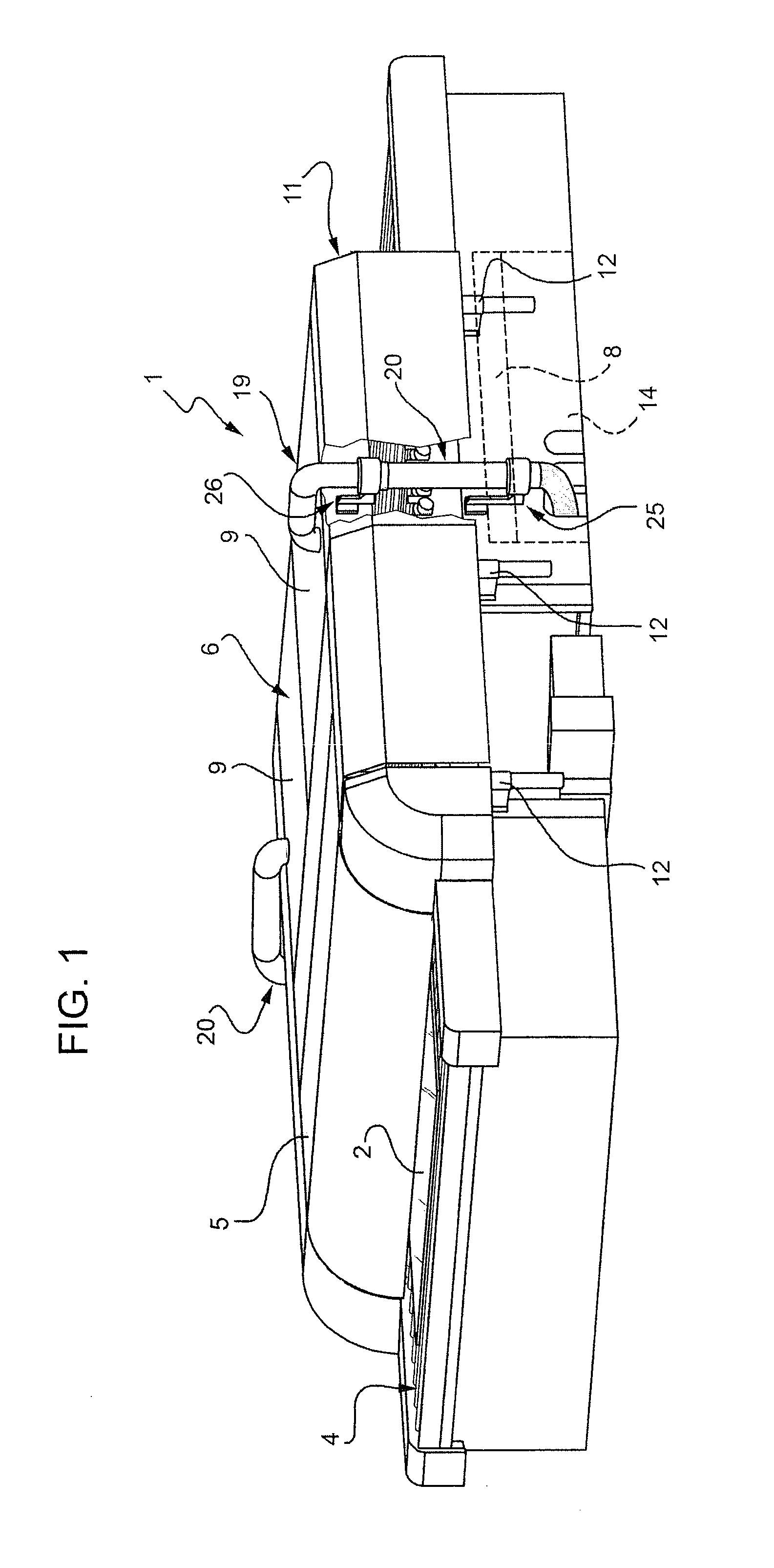 Glass sheet washing machine