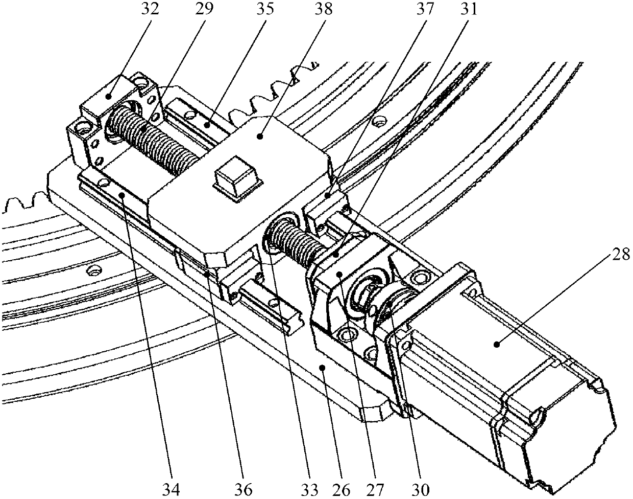 Three-degree-of-freedom plane parallel mechanism with novel redundant drive branched-chain