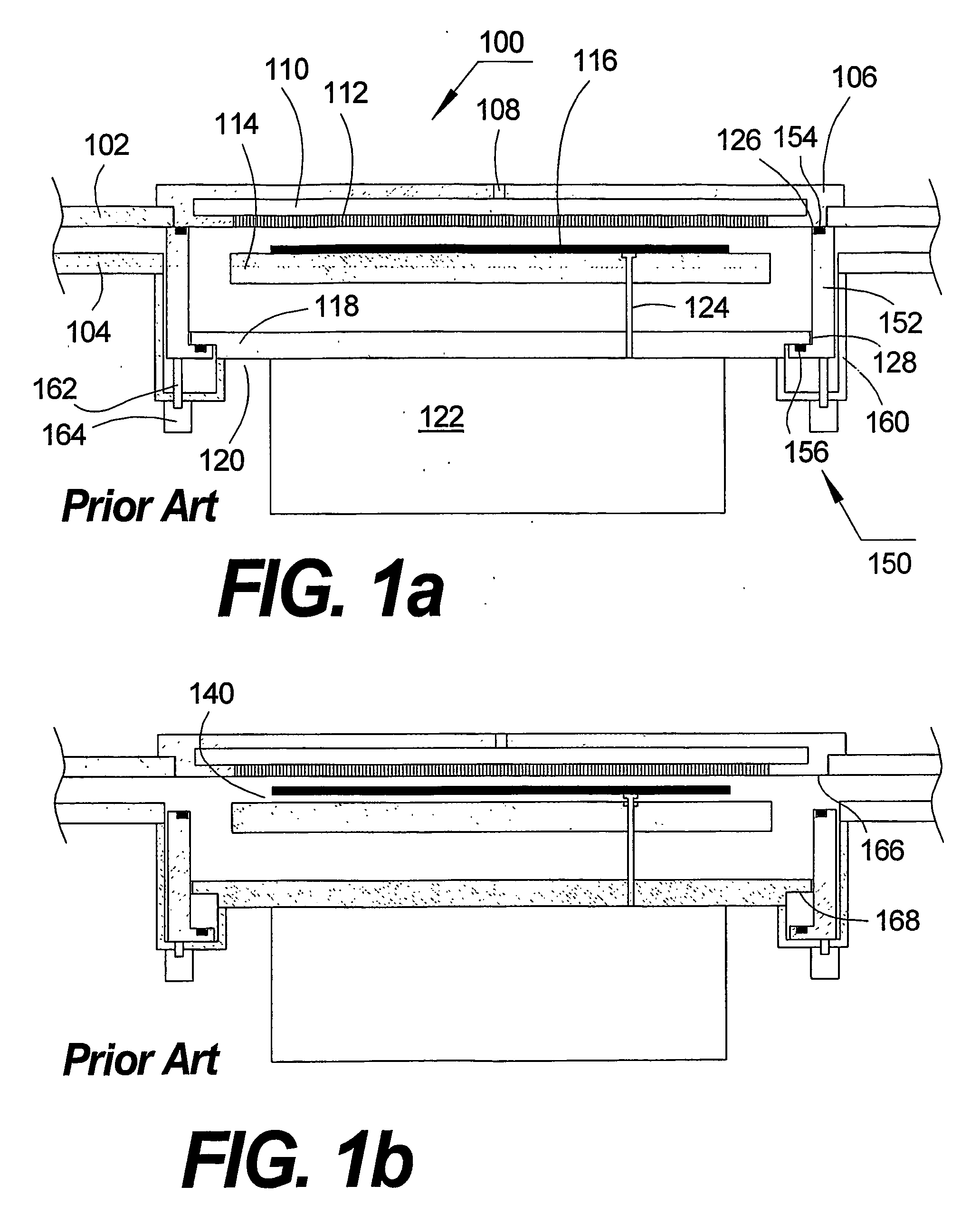 Perimeter partition-valve with protected seals and associated small size process chambers and multiple chamber systems