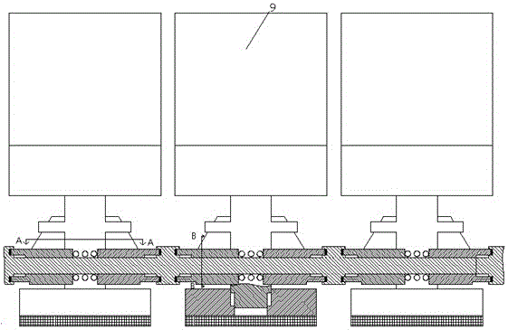 Stable public continuous seat equipment