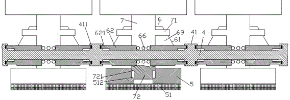 Stable public continuous seat equipment