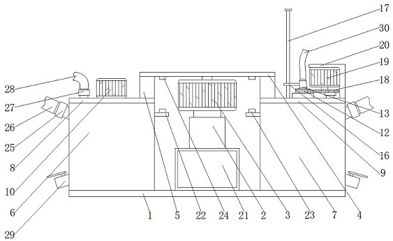 Dough mixer capable of automatically cleaning inner wall and having automatic quantitative feeding function