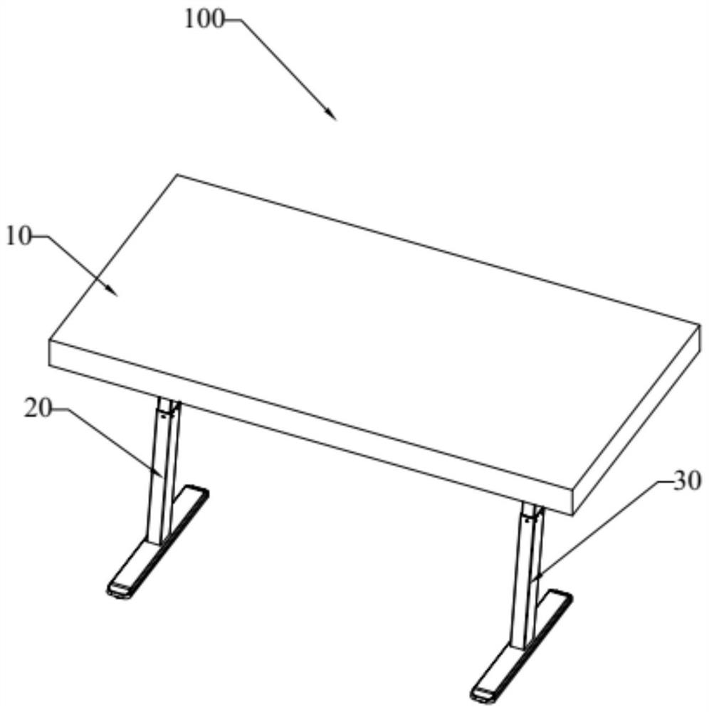 Lifting table with function of automatically adjusting levelness