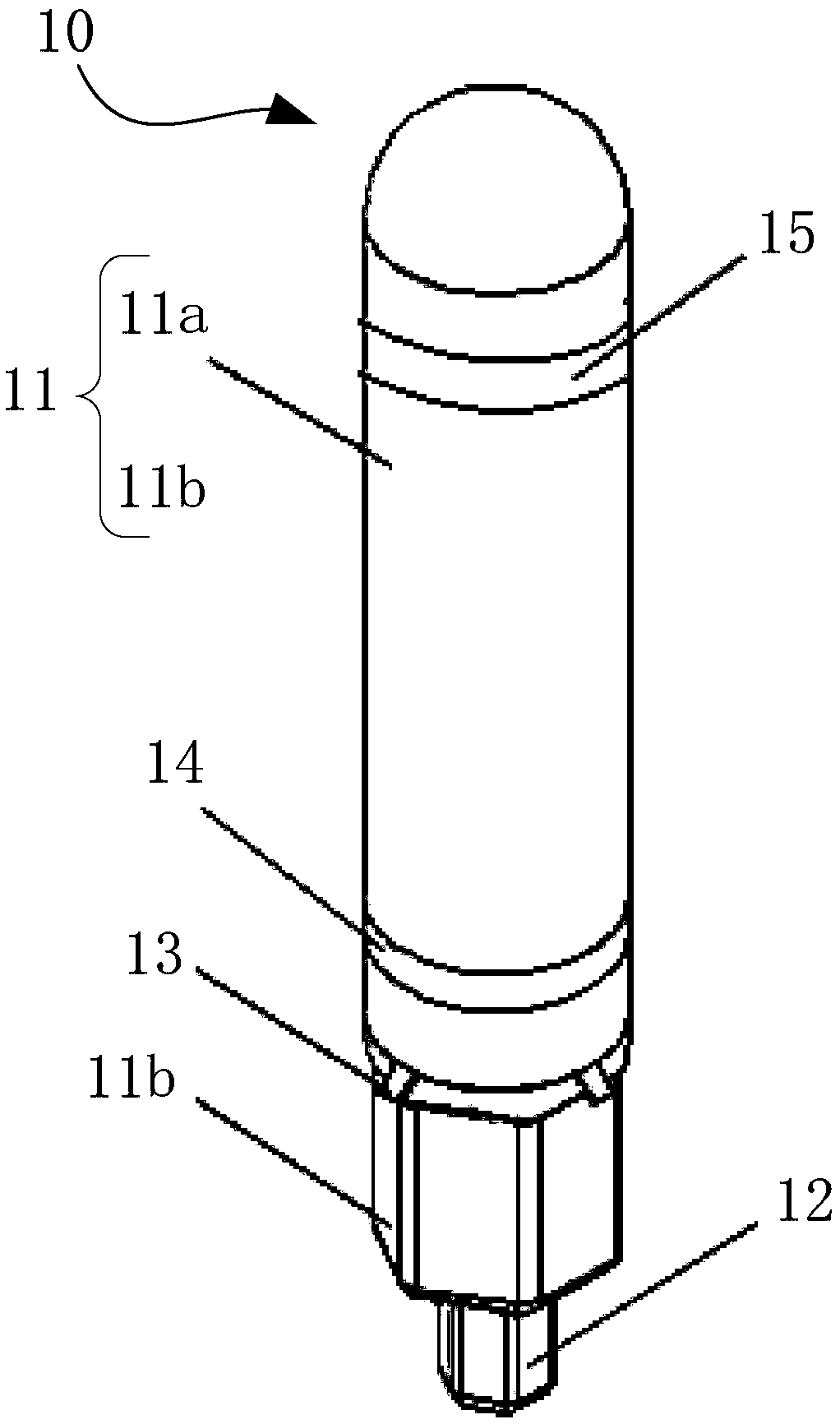 Conveying device, cardiac pacing device and fixing structure