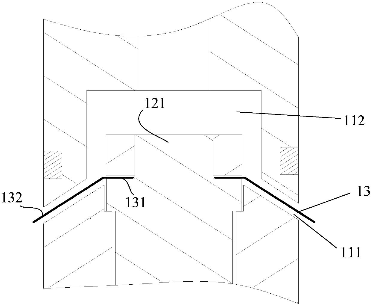 Conveying device, cardiac pacing device and fixing structure