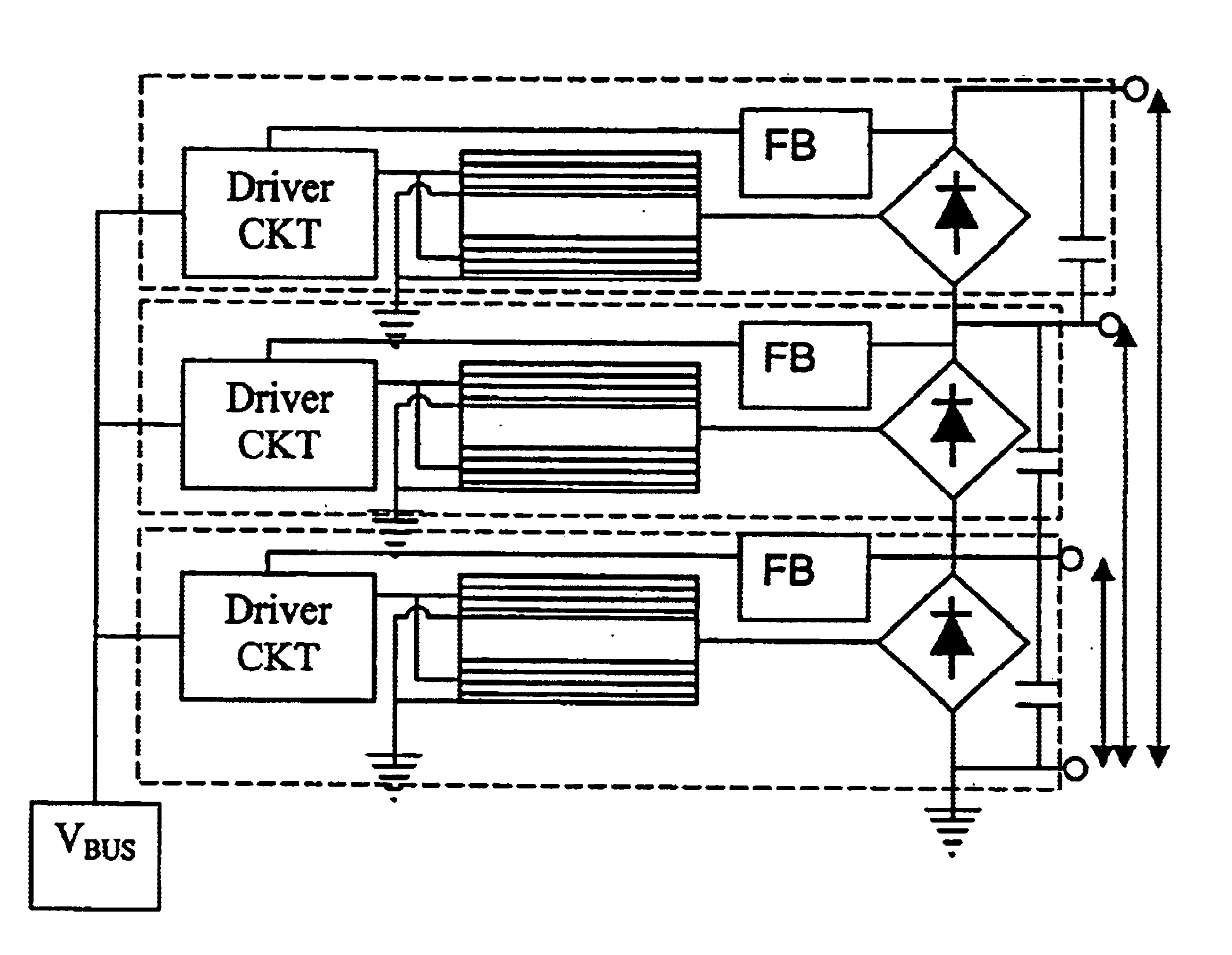 Piezoelectric transformer and modular connections for high power and high voltage power supplies