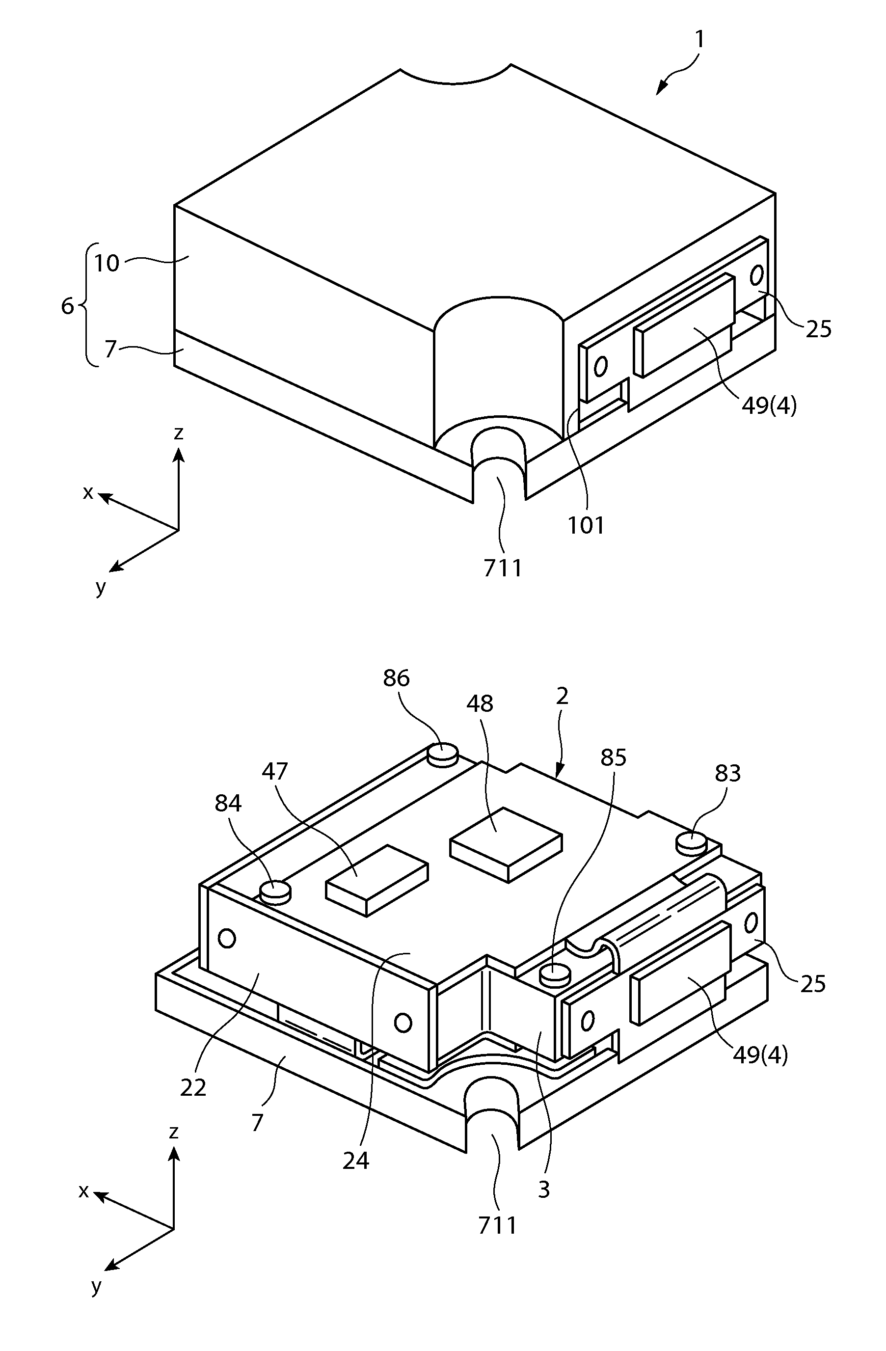 Maintaining member, module, and electronic apparatus