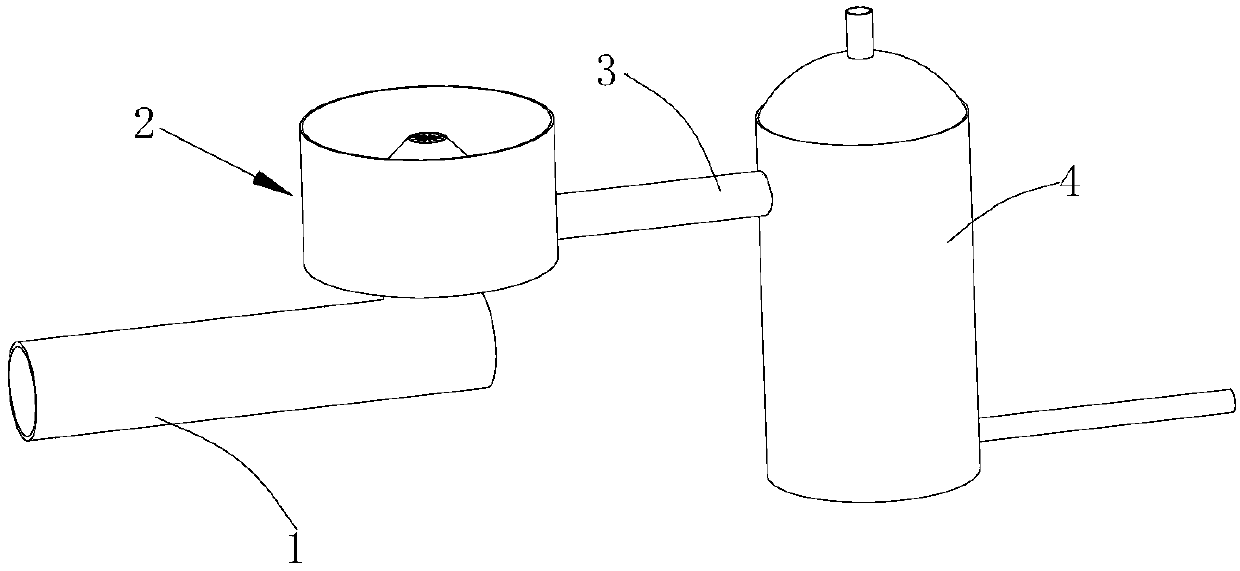 System used for purifying wastewater