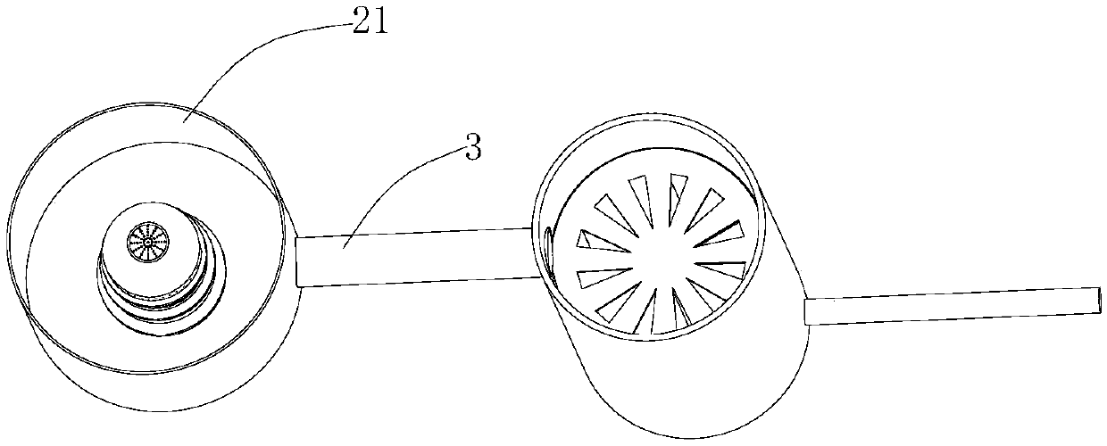 System used for purifying wastewater