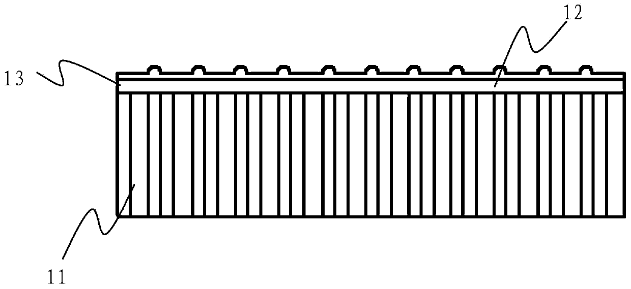 OLED luminous layer structure capable of avoiding color cast and coupled film of OLED luminous layer structure