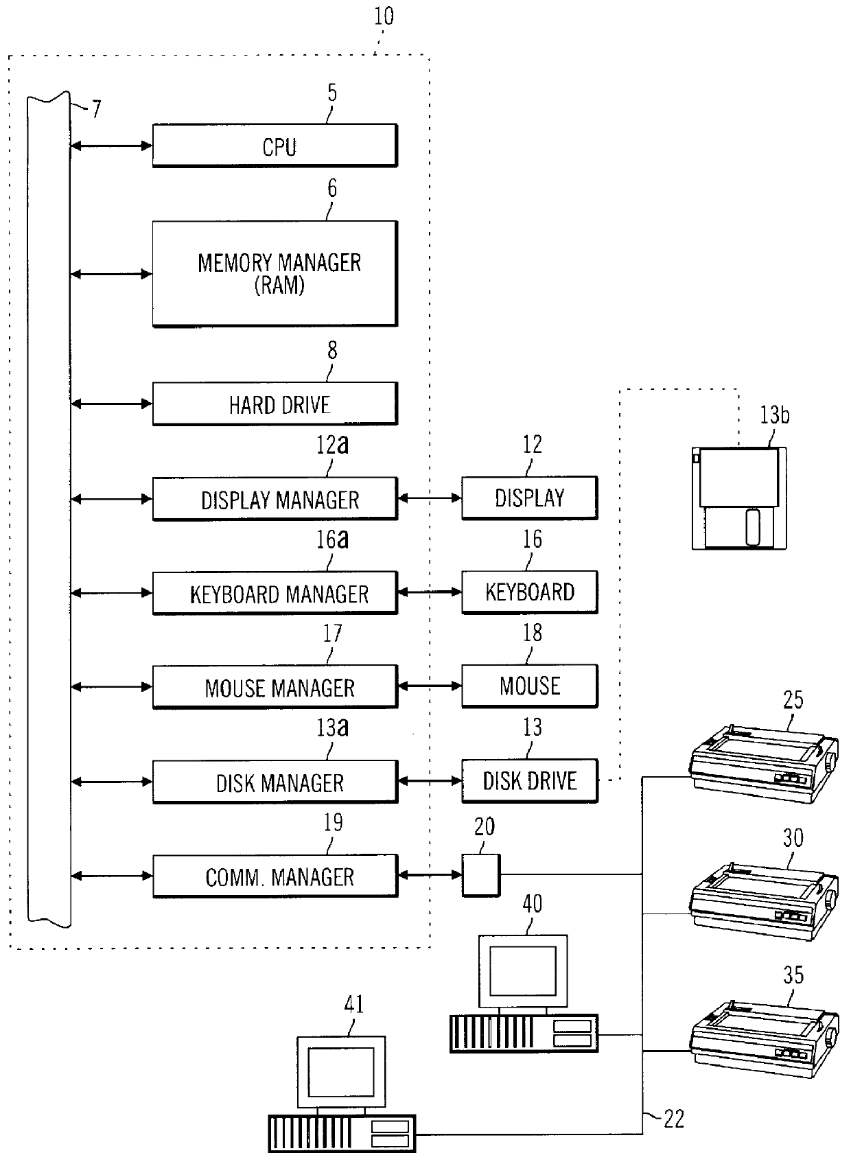 Graphical interface method, apparatus and application for opening window of all designated container objects