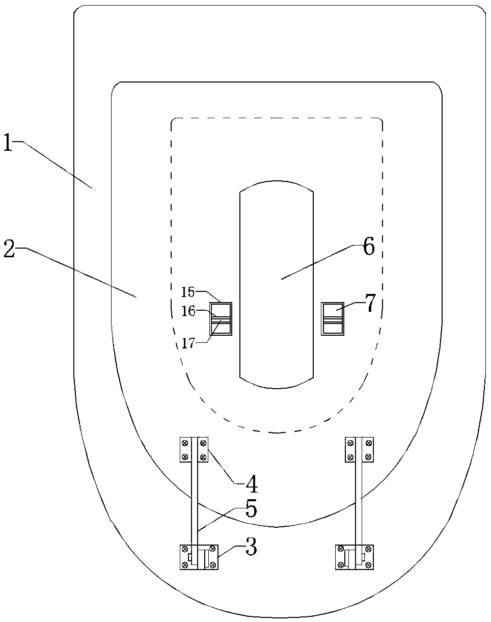 Toilet base and toilet applying toilet base