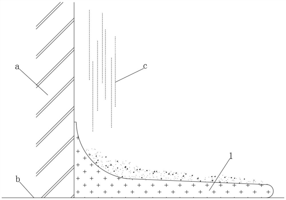 Device and method for recycling wall plastering materials for building construction