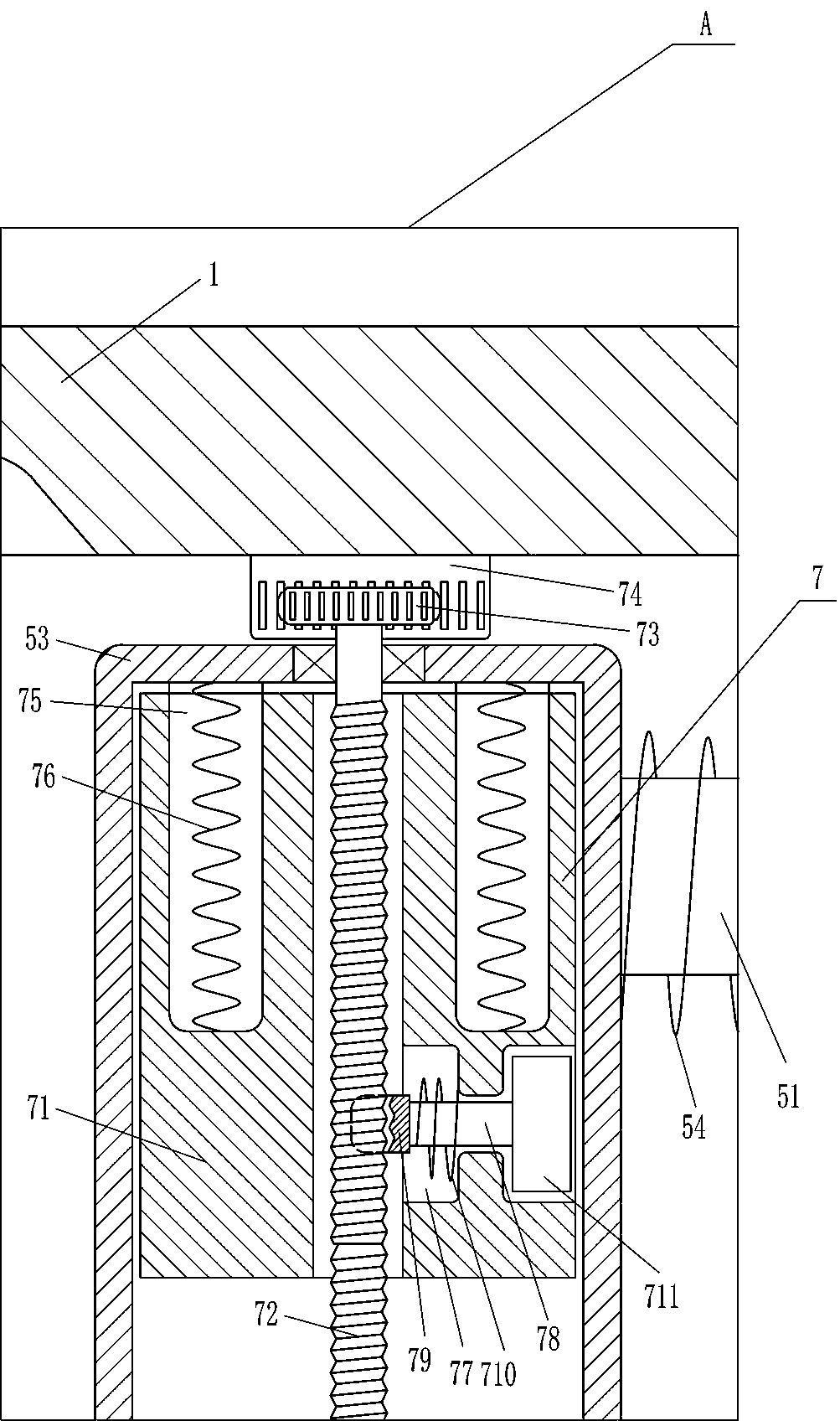 Wire joint tin hanging device for indoor decoration