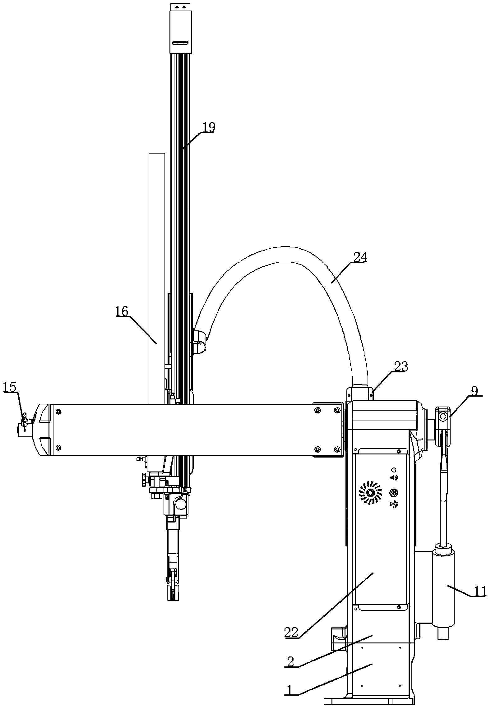 Cantilever manipulator structure