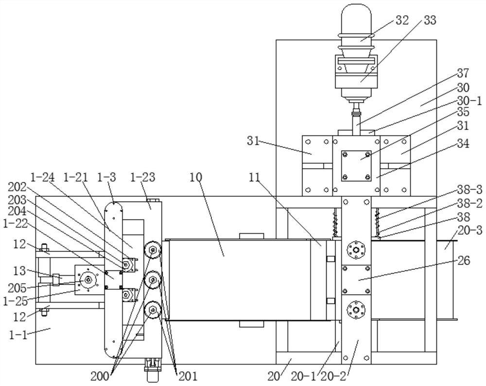 Automatic double-row hole drilling, shaping and hoop pressing all-in-one machine for irrigation pipe of pointer type sprinkling machine