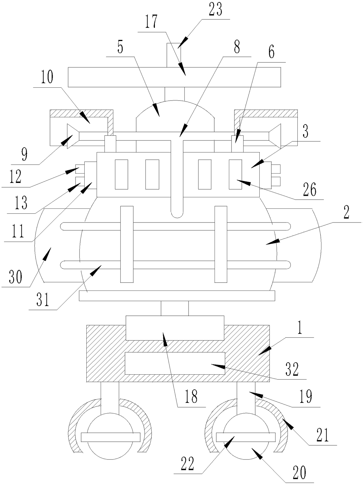 Multifunctional device for fire monitoring and alarming