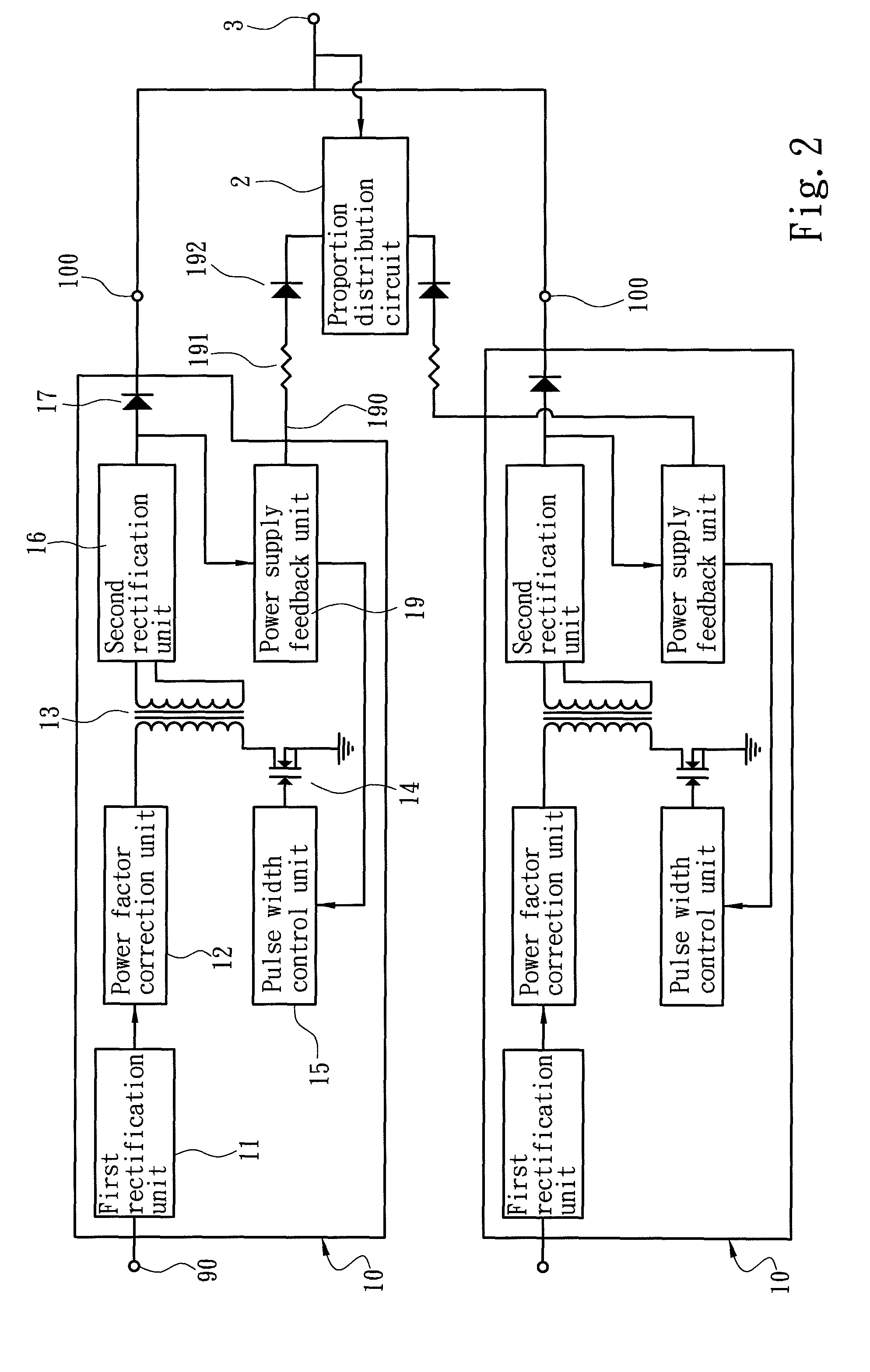 Multiple power supplies balance system