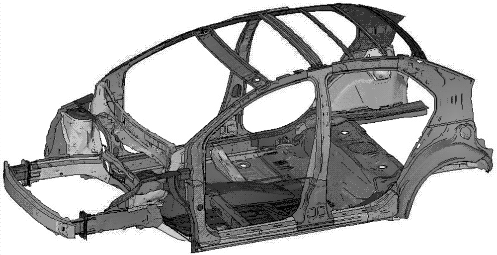 Body in white module design method based on modularization product family platform