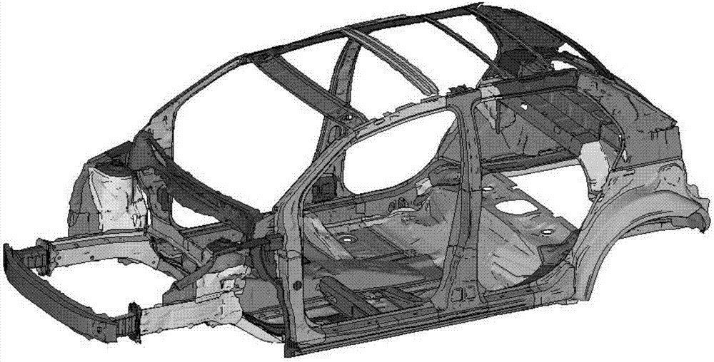 Body in white module design method based on modularization product family platform