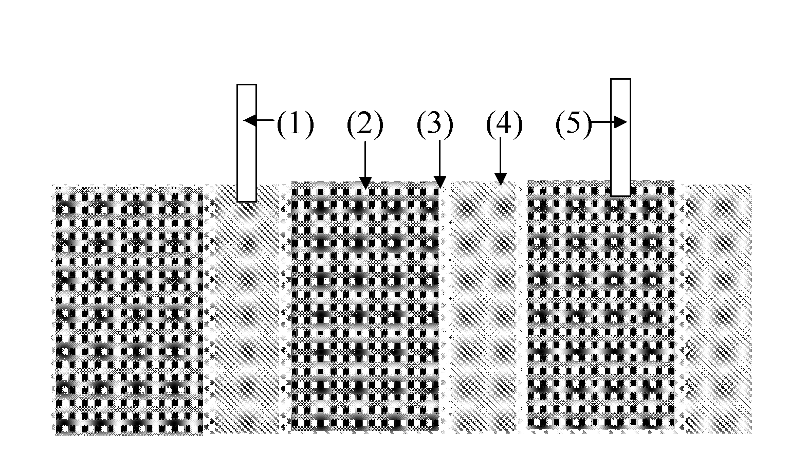 Method for arranging bar code type capacitive electrode plate in electrode of alkaline cell as well as mixed negative electrode