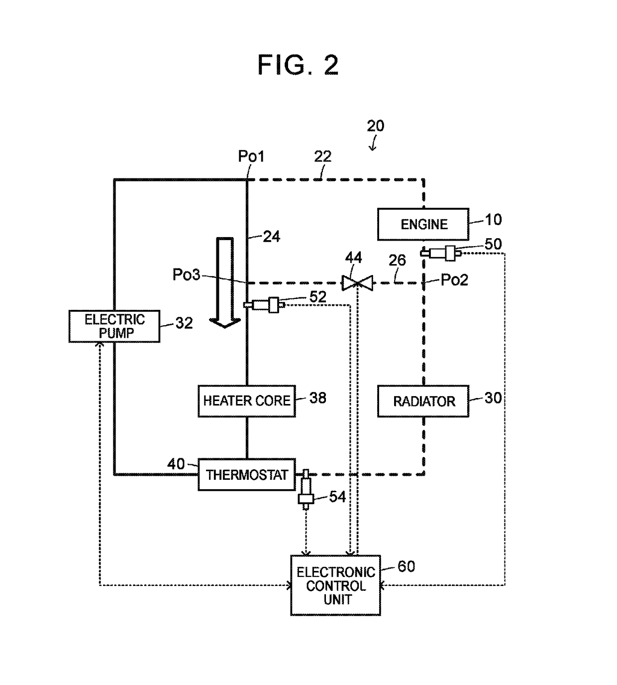 Cooling system for engine