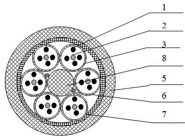 Full-dry type access optical cable