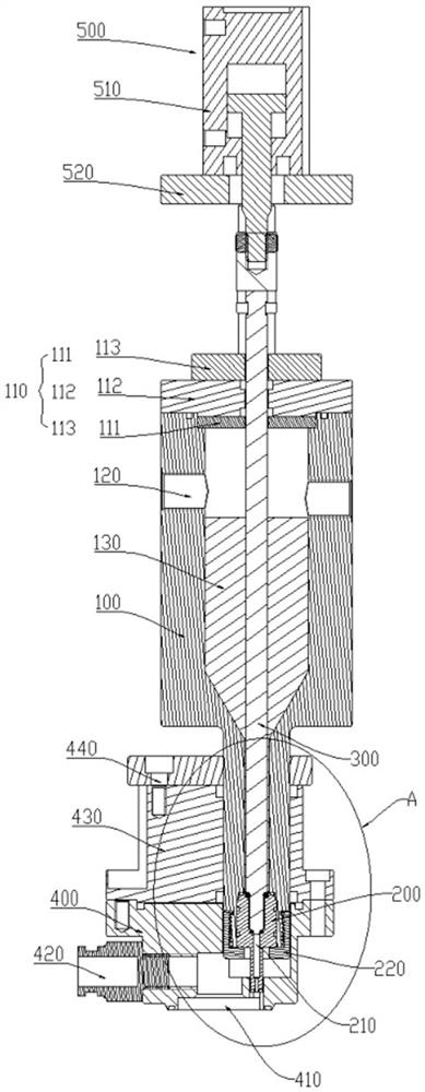 Lithium battery liquid injection head