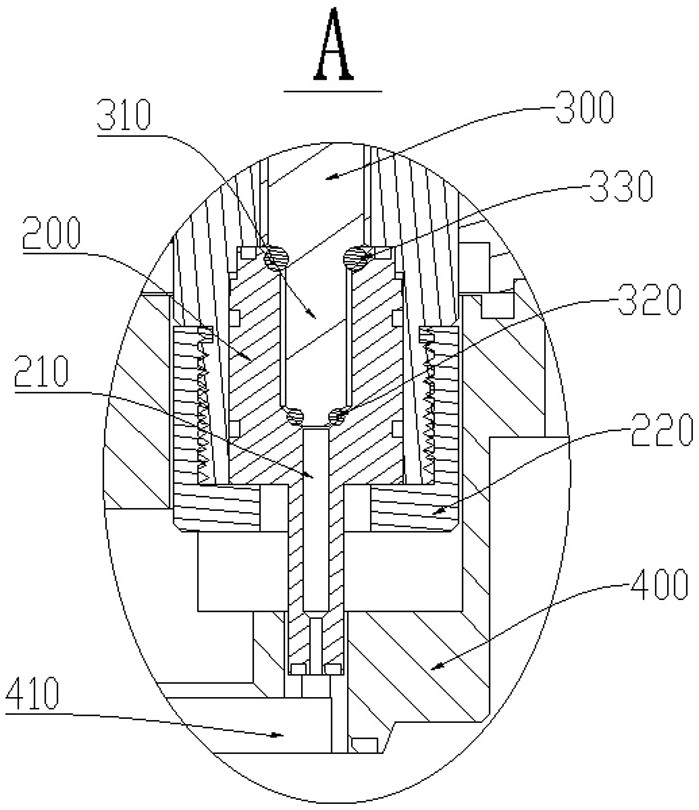 Lithium battery liquid injection head