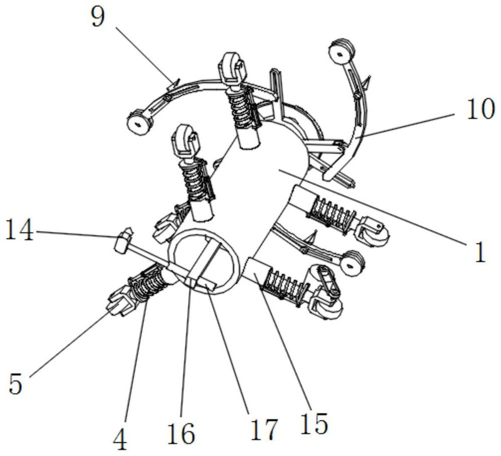 Robot for checking and repairing underground drainage pipelines