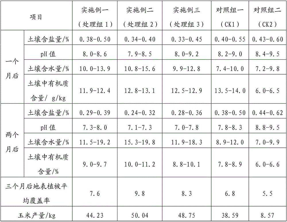 Saline-alkali soil long-acting improved fertilizer and preparation method thereof