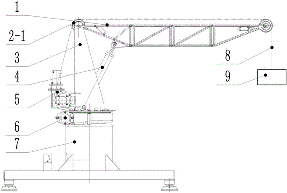 Crane teaching experiment platform