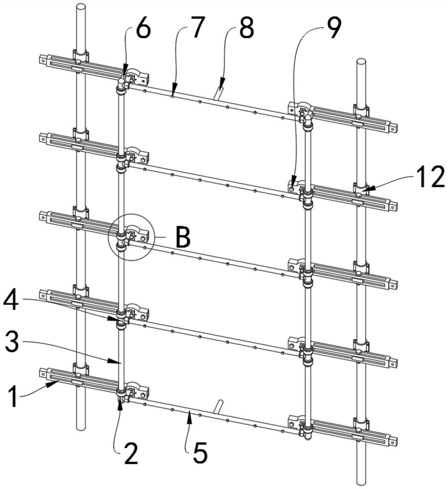 A kind of spray dust cooling device based on building construction