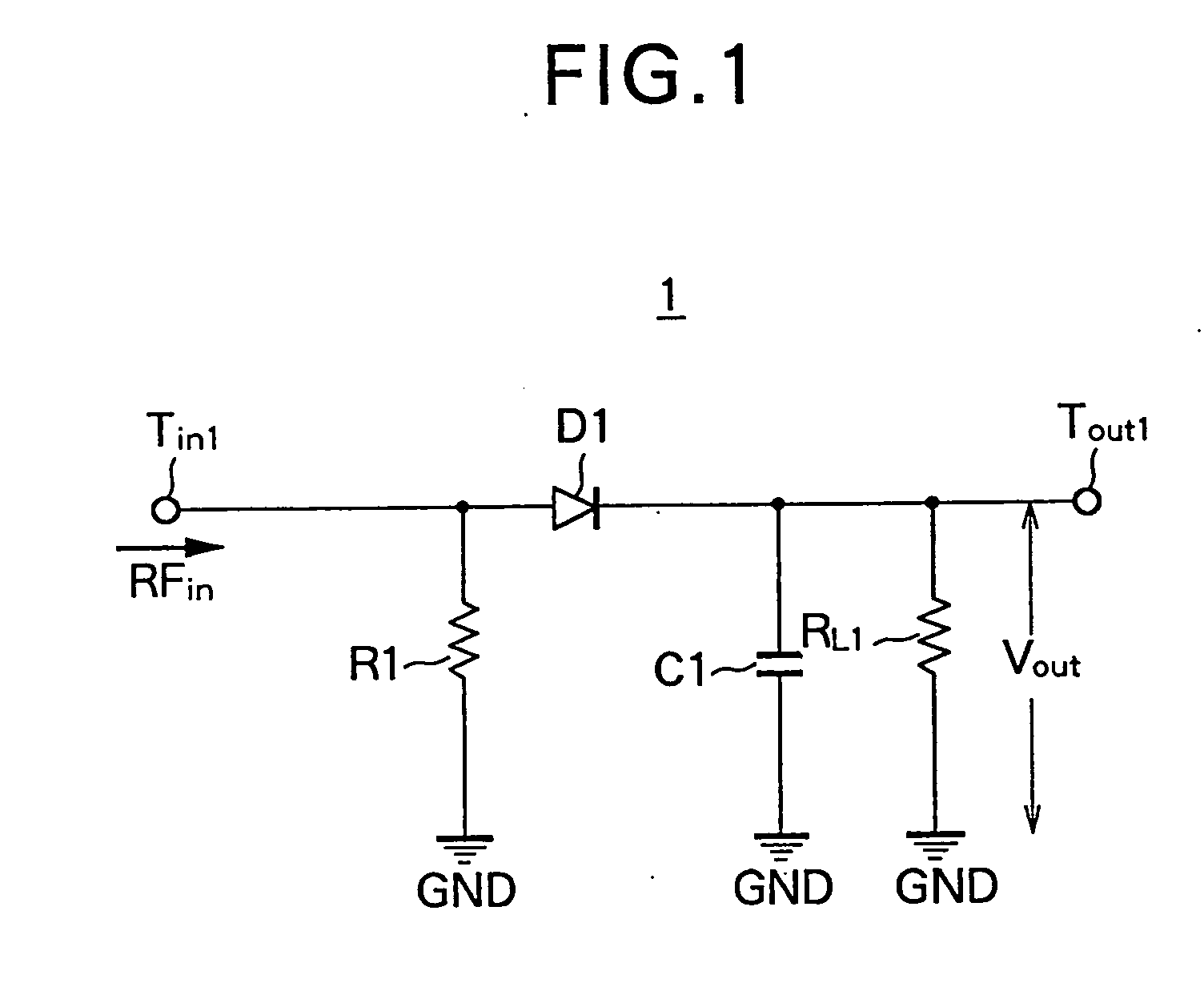 Power detecting circuit and demodulator comprising it