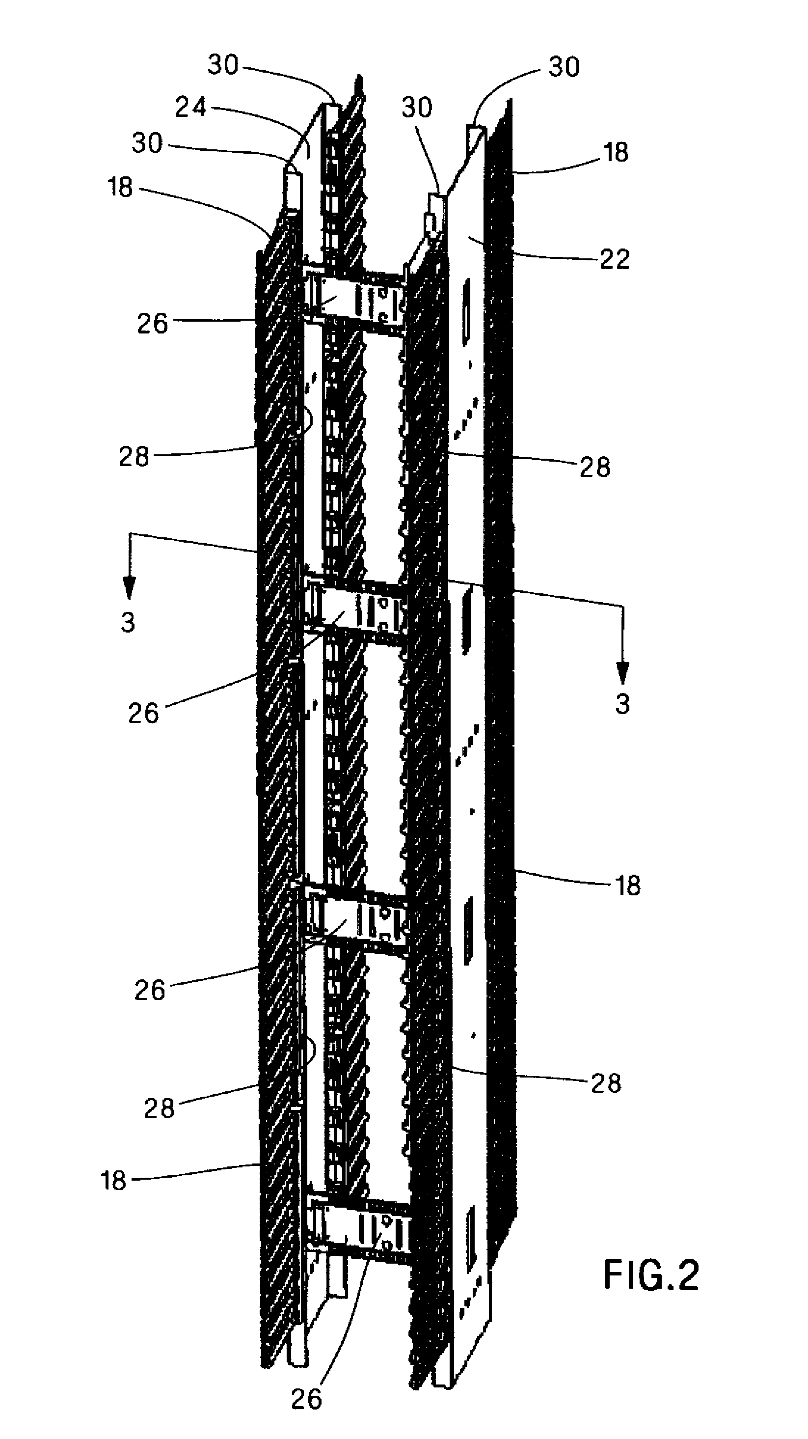 Vertical cable management system