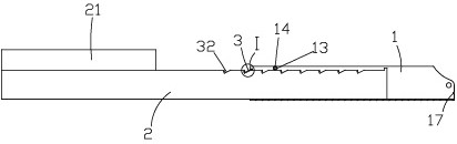 Slide way assembly for assembling lengthened nut