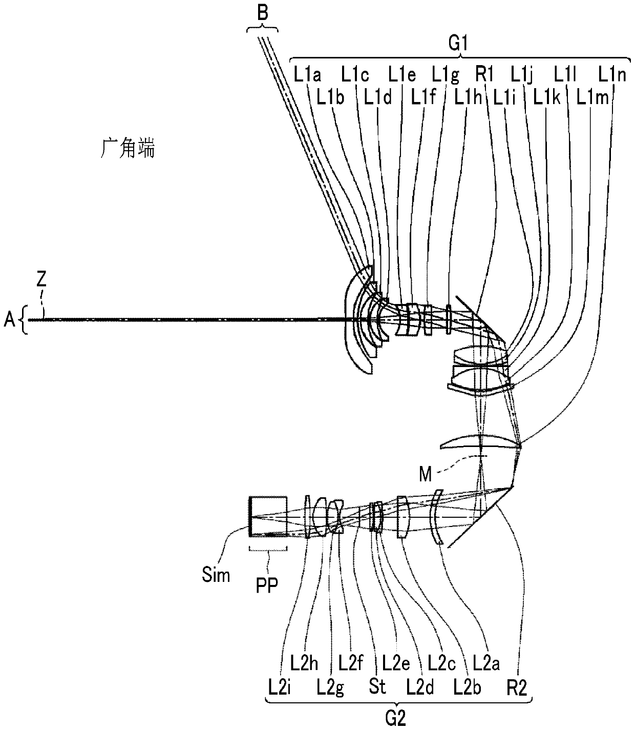 Imaging optical system, projection display device, and imaging apparatus