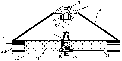 Floating self-propelled solar energy water body purifier