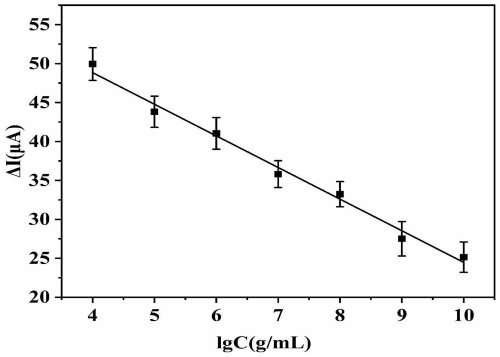 Magnetic COF surface molecular imprinting electrochemical sensor as well as preparation method and application thereof