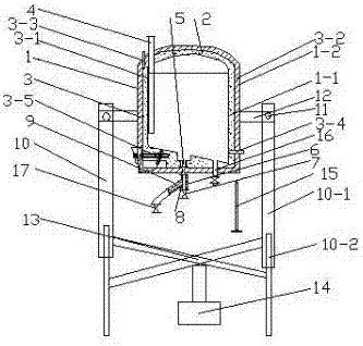 Liquid medicine storage tank of special improved structure