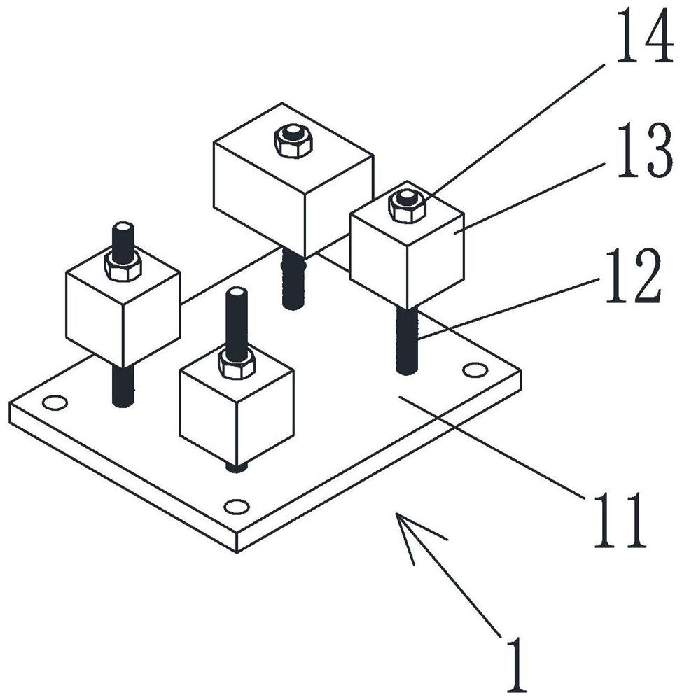 Vibration absorption device suitable for satellite platform and using method