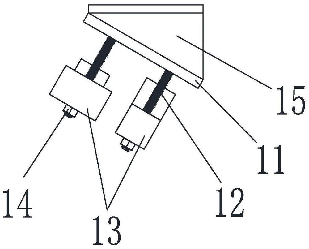 Vibration absorption device suitable for satellite platform and using method