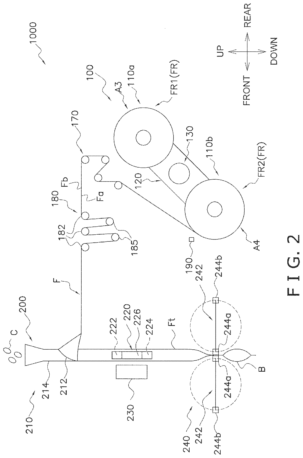 Bag-making and packaging machine