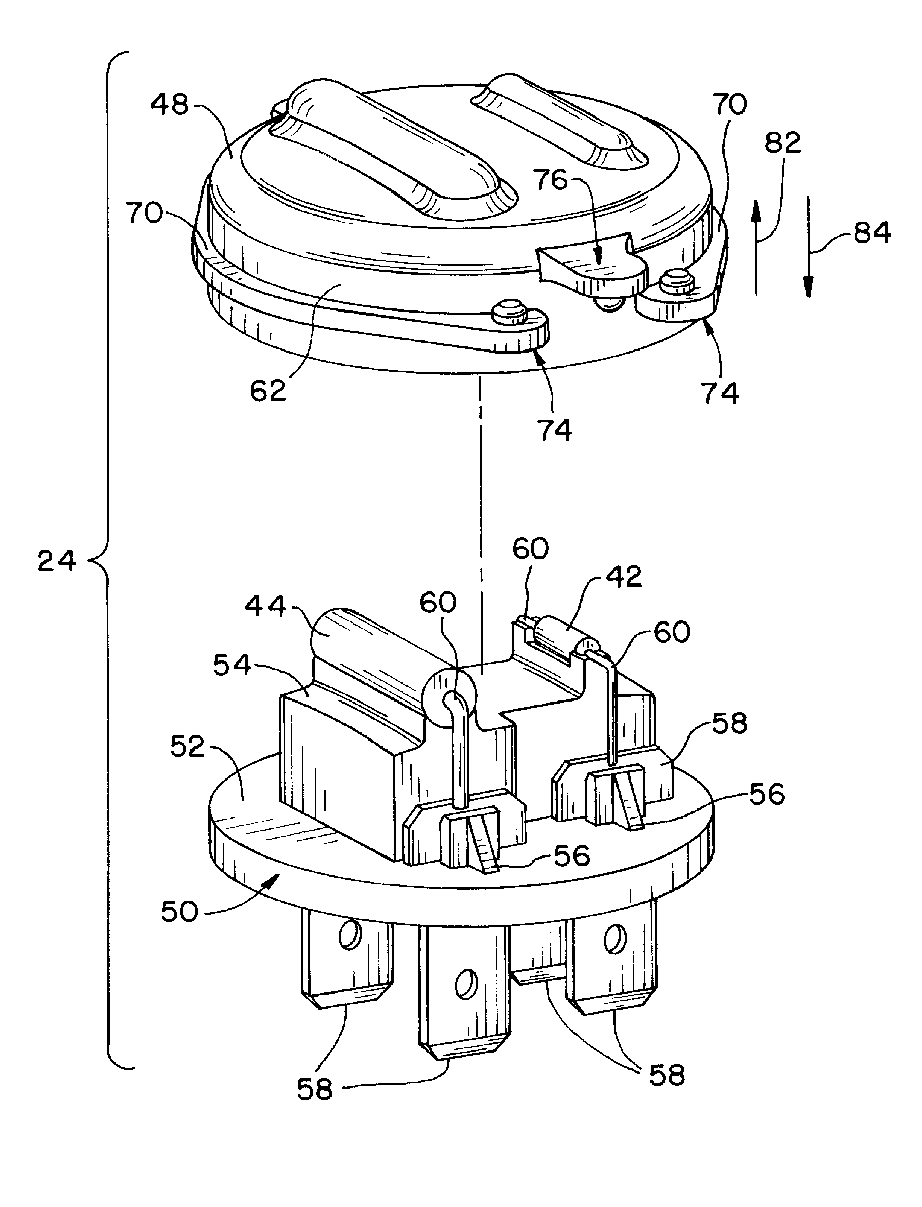 Appliance assembly with thermal fuse and temperature sensing device assembly