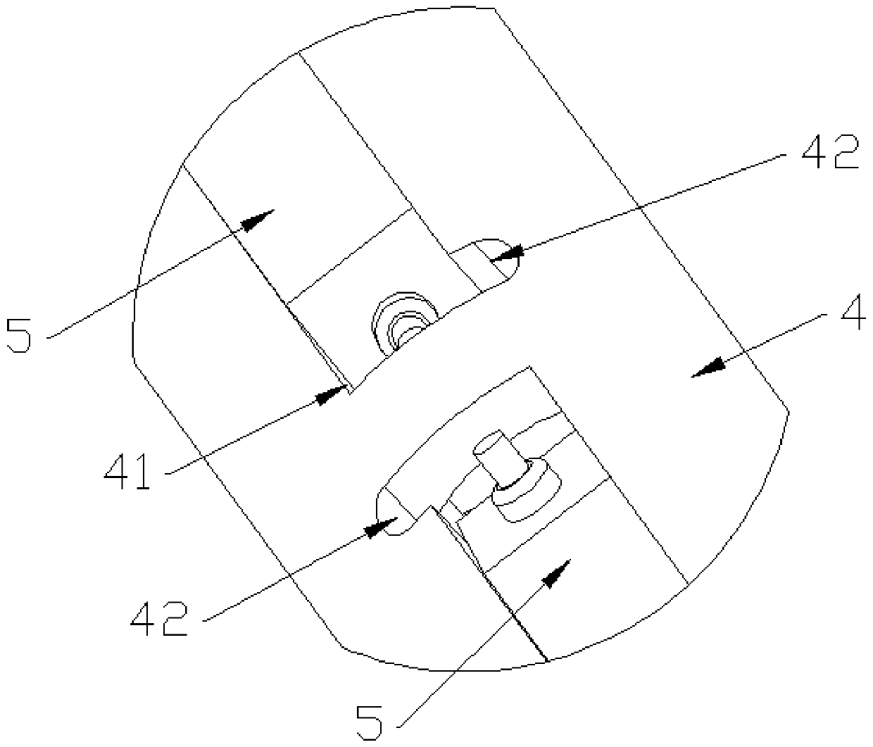 High-pressure rotor inner hole concentricity measuring instrument