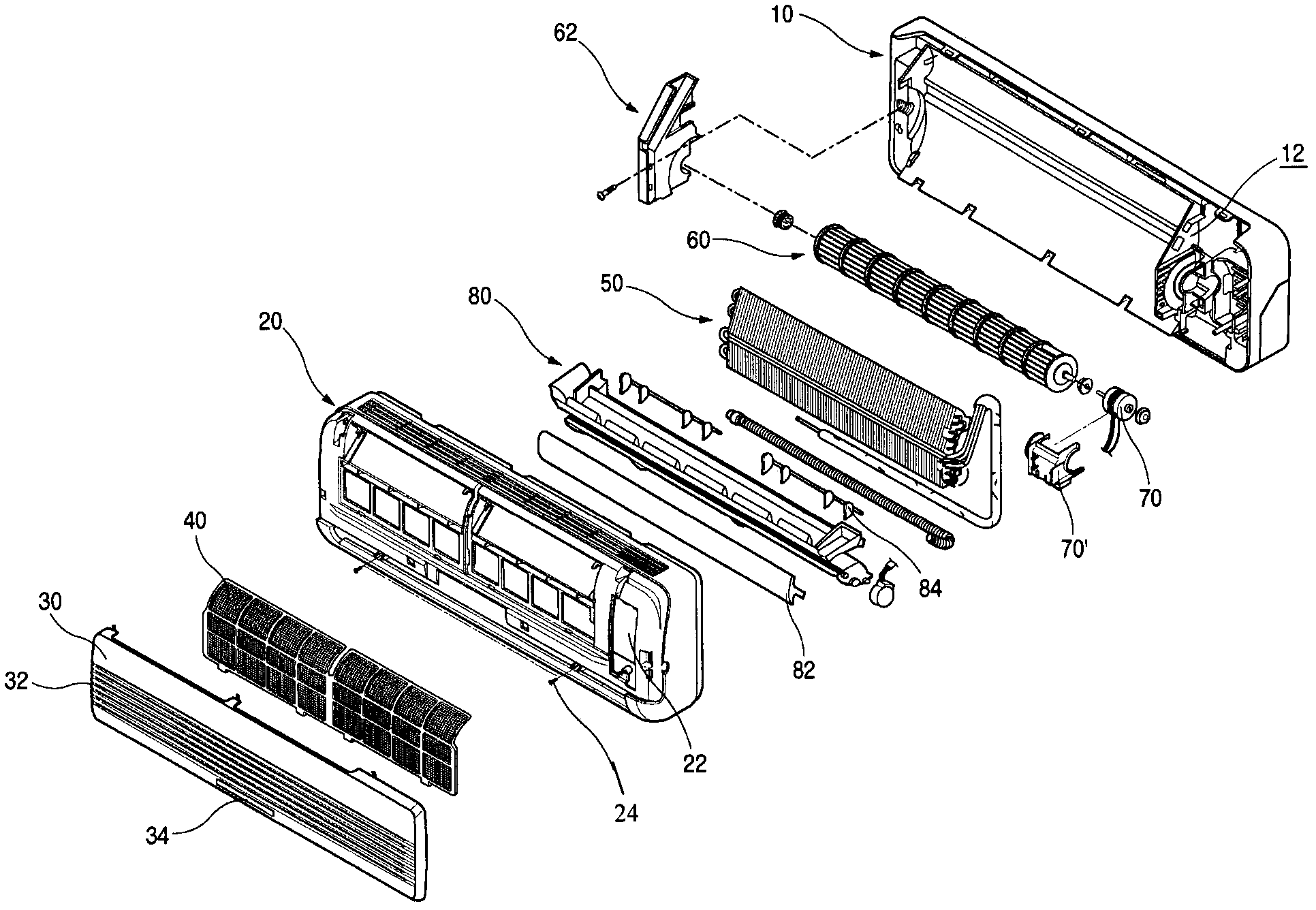 Indoor unit for air conditioner