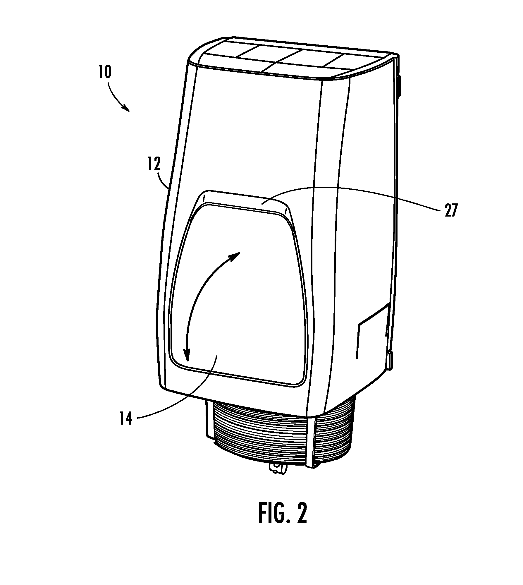 Emergency eyewash station having an integrated head rest