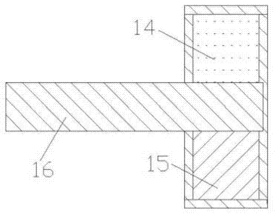 Square tube device with chain