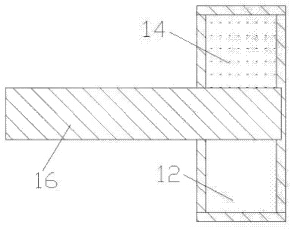 Square tube device with chain